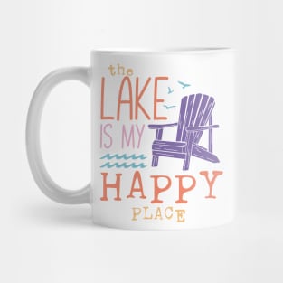 The Lake is My Happy Place Mug